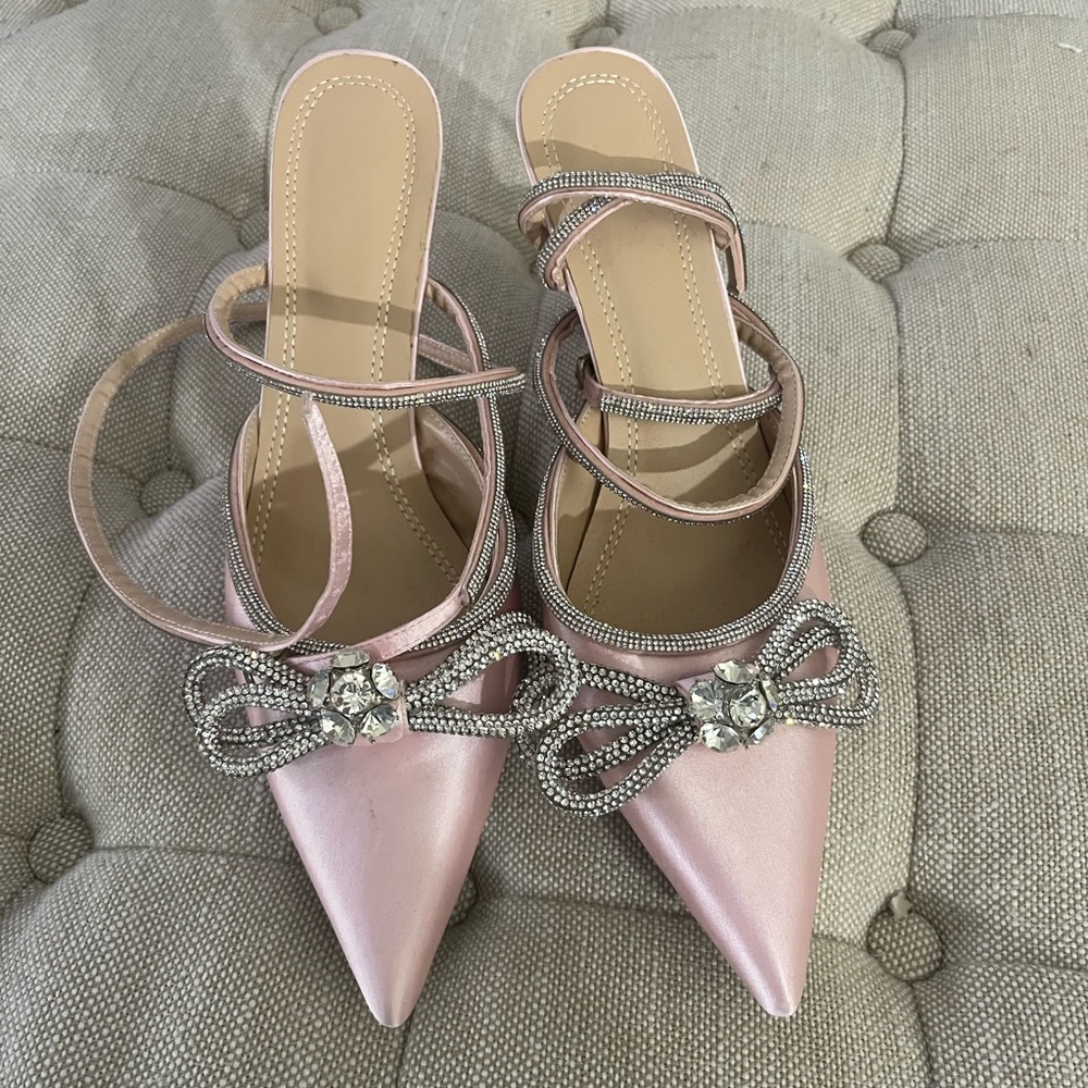Pink high heels